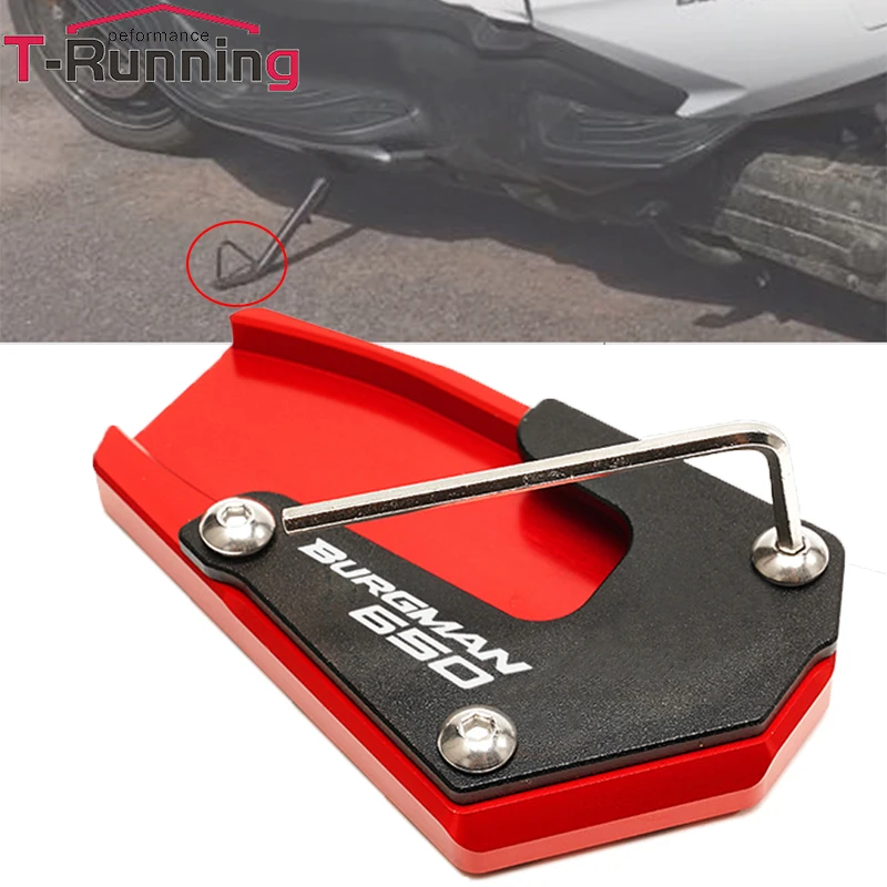 Motorcycle side stand extension pad foot enlarge plate For Suzuki Burgman 650 executive AN650 2013 -2015 2016 2018 2019 2020
Motorcycle side stand extension pad foot enlarge plate For Suzuki Burgman 650 executive AN650 2013 -2015 2016 2018 2019 2020