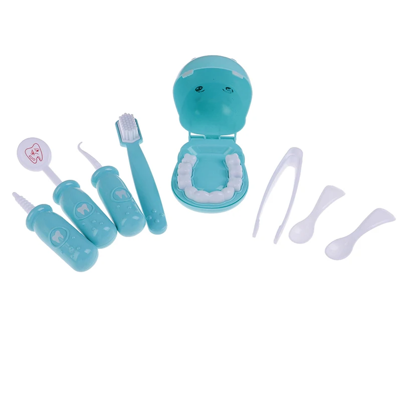 9PCS/Set Pretend Play Dentist Check Teeth Model Medical Kit Role Learing Toy | Игрушки и хобби