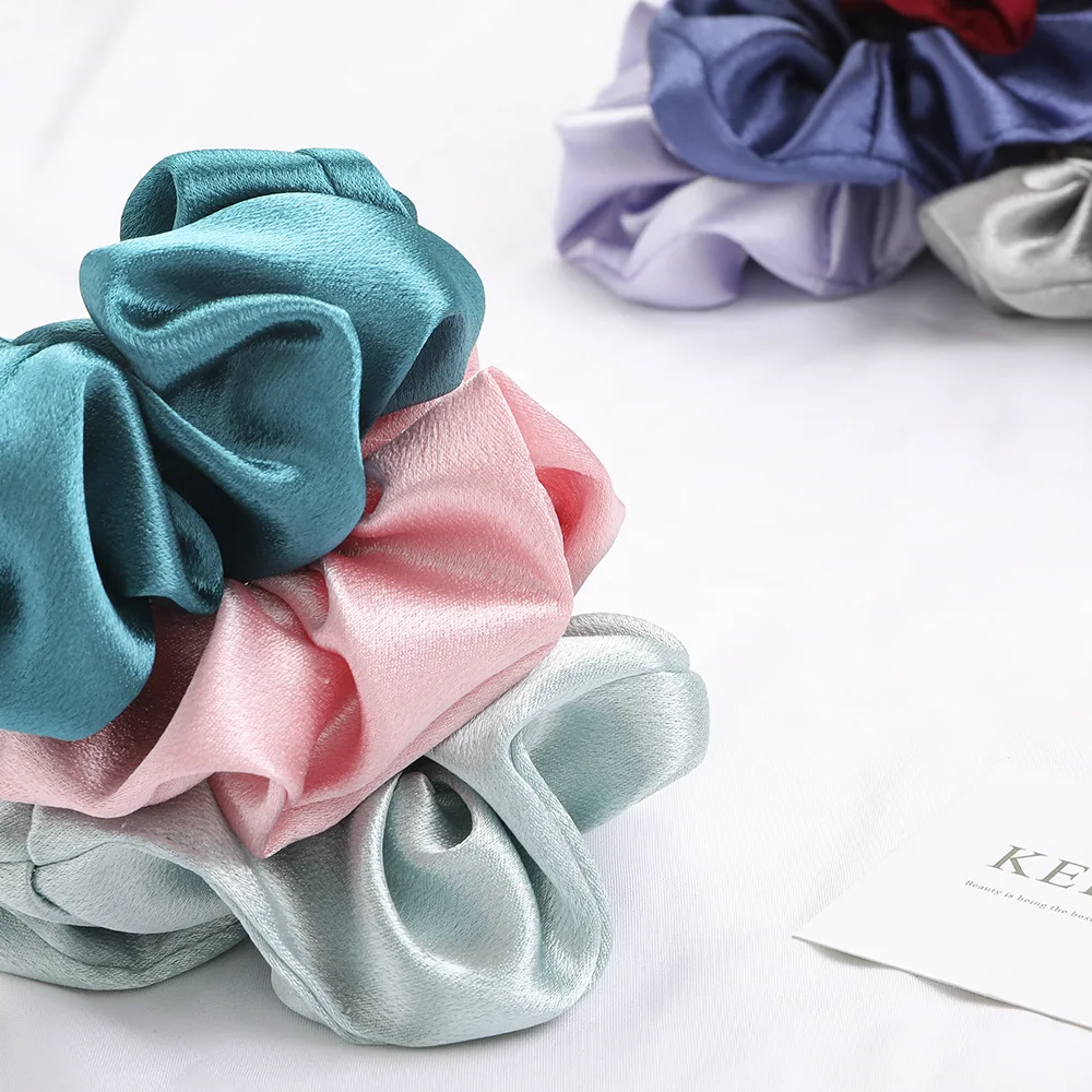 4PCS/Lot Satin Silk Scrunchies Women Elastic Rubber Hair Bands Girls Solid Ponytail Holder Hair Ties Rope Hair Accessories Set
4PCS/Lot Satin Silk Scrunchies Women Elastic Rubber Hair Bands Girls Solid Ponytail Holder Hair Ties Rope Hair Accessories Set