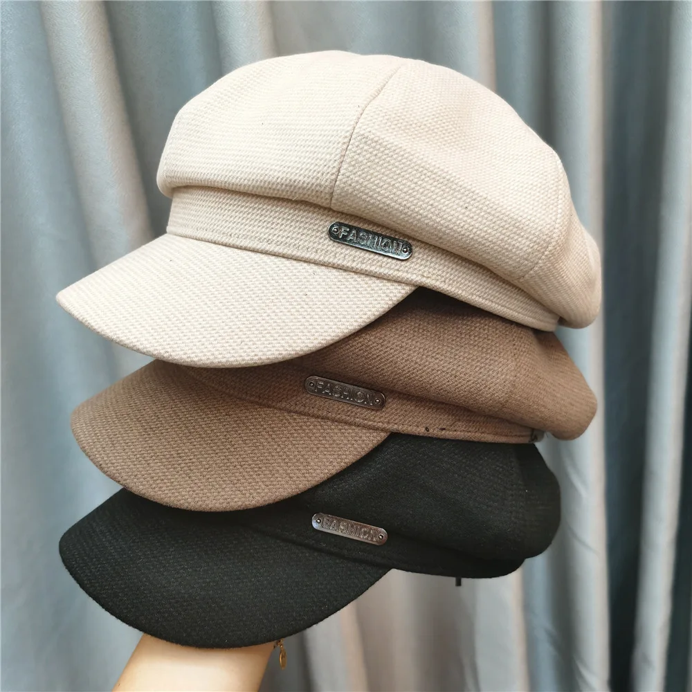 New Winter Hats Female Han Edition Joker Letters wide-brim Painter Hat Japanese British Streets Face Small Octagonal Cap
New Winter Hats Female Han Edition Joker Letters wide-brim Painter Hat Japanese British Streets Face Small Octagonal Cap