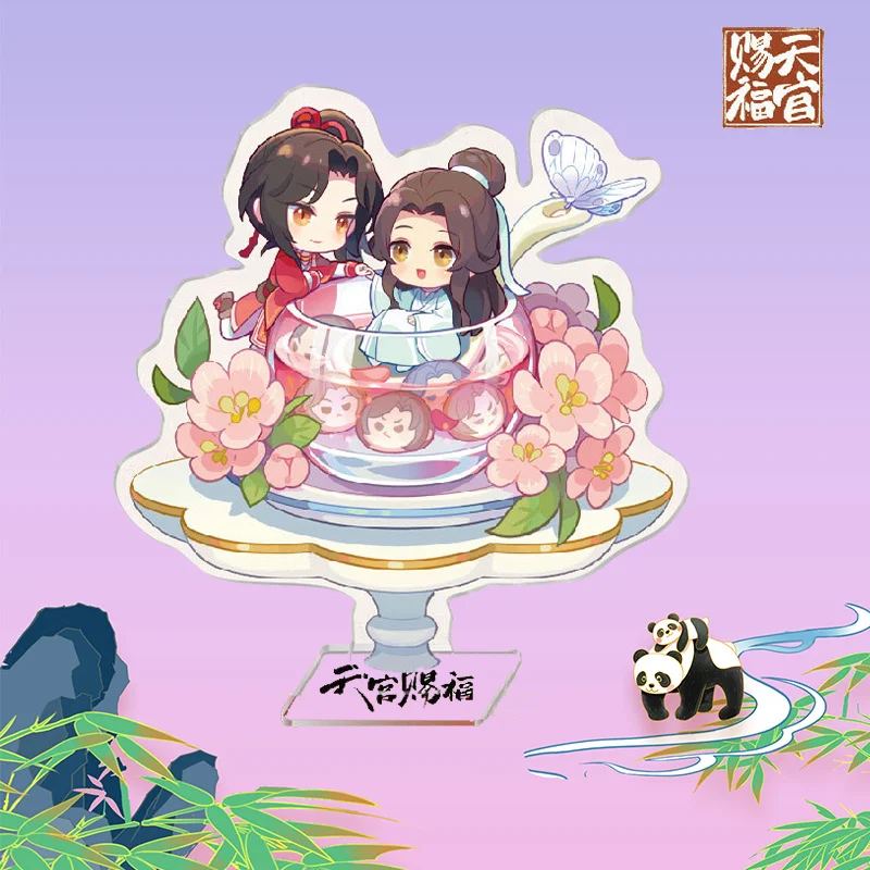 Аниме Небесный Бог бладает людям Hua Cheng Xie Lian фигурка на акриловой подставке настольное украшение Q Versin милая игрушка Tian Guan Ci Fu
Аниме Небесный Бог бладает людям Hua Cheng Xie Lian фигурка на акриловой подставке настольное украшение Q Versin милая игрушка Tian Guan Ci Fu
