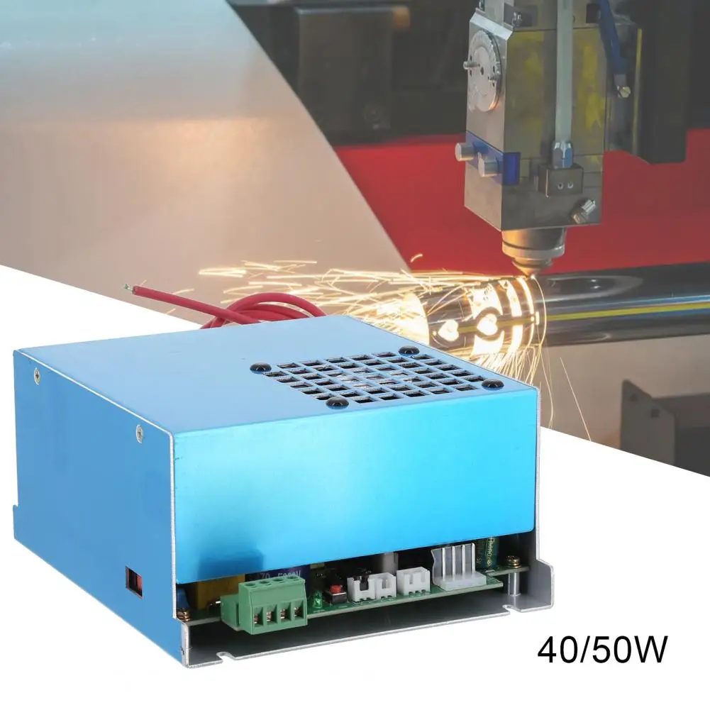 40 Вт/50 Вт лазер Источник питания утонченный быстрый отвод тепла вентиляционный