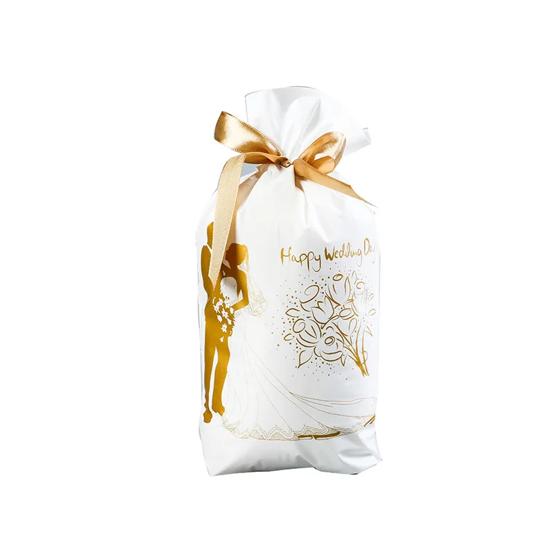 LBSISI Life 50pcs Gold Bride Wedding Candy Bags Plastic Drawstring Bag Wed Decor Cookie Snack Candy Bag Party Gift
LBSISI Life 50pcs Gold Bride Wedding Candy Bags Plastic Drawstring Bag Wed Decor Cookie Snack Candy Bag Party Gift