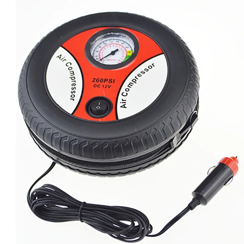 Car Air Pump 260PSI DC 12V Portable Electric Mini Tire Inflator Air Compressor Car Auto Pump 156W
Car Air Pump 260PSI DC 12V Portable Electric Mini Tire Inflator Air Compressor Car Auto Pump 156W
