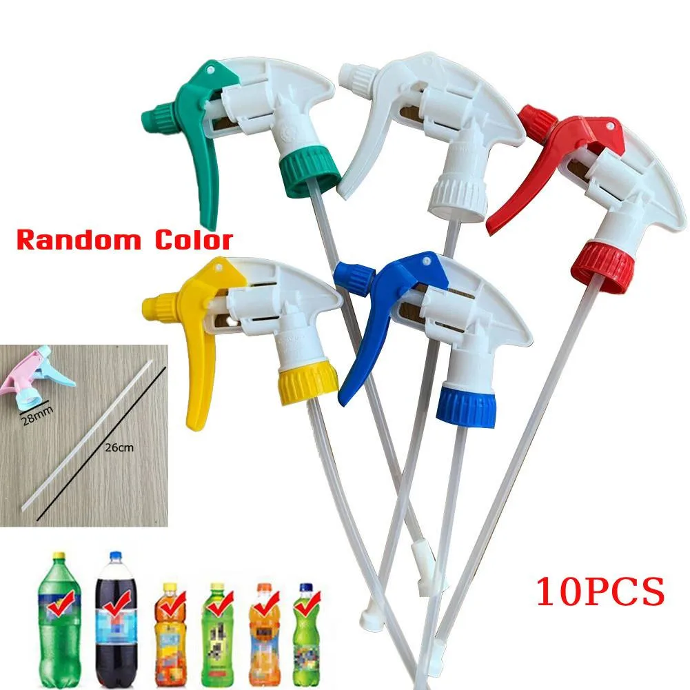 10Pcs Spray Nozzle Universal Long Straw Spray Top Spray Head Sprayer Trigger Replacement Watering Can Head Random Color
10Pcs Spray Nozzle Universal Long Straw Spray Top Spray Head Sprayer Trigger Replacement Watering Can Head Random Color