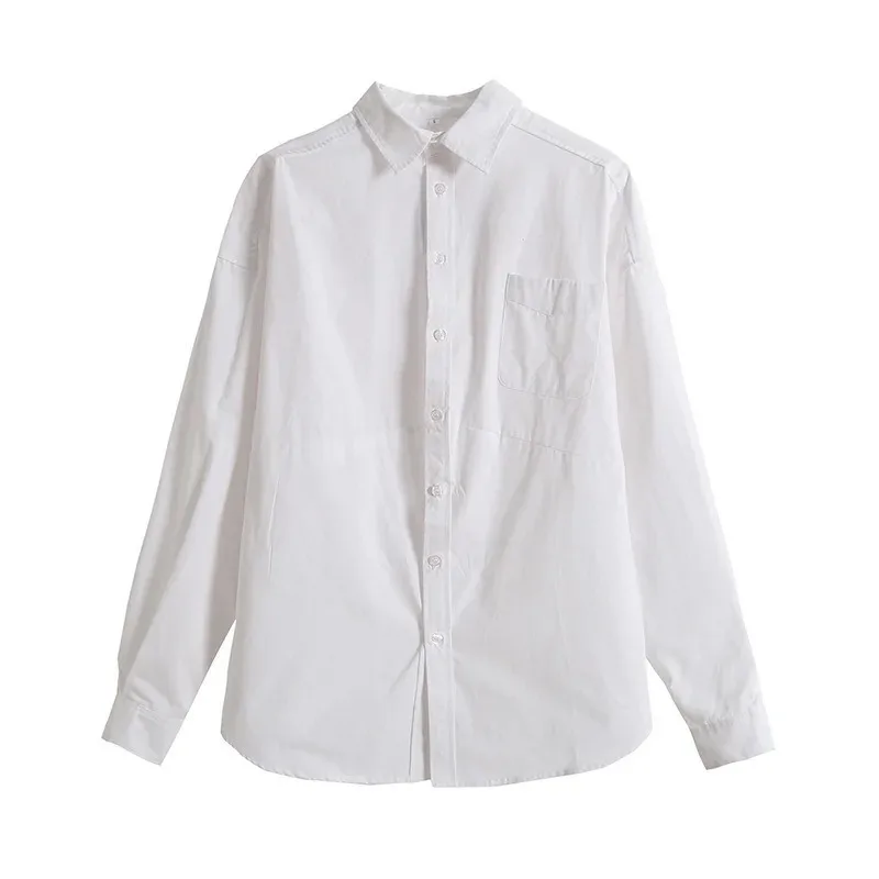 Fashion Turn Down Collar Long Sleeve Shirts Solid Loose Fitting Women Blouse 2021 Spring Bf Style Casual Oversize Female Tops
Fashion Turn Down Collar Long Sleeve Shirts Solid Loose Fitting Women Blouse 2021 Spring Bf Style Casual Oversize Female Tops