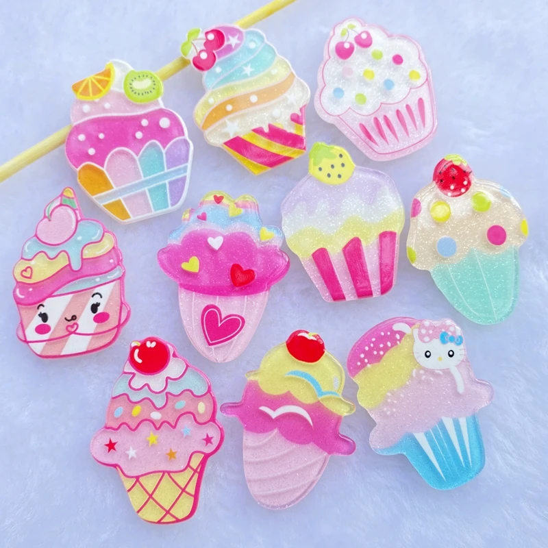 20pcs Kawaii Acrylic Ice Cream Cake Flat Back Cabochon For Bows Accessories DIY Scrapbooking Crafts C69
20pcs Kawaii Acrylic Ice Cream Cake Flat Back Cabochon For Bows Accessories DIY Scrapbooking Crafts C69