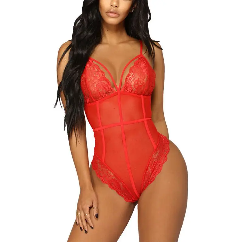 Women Sexy Sleepwear Lingerie Lace V neck See through Underwear Babydoll Bodysuits One Piece Hot Exotic Lingerie Teddies
Women Sexy Sleepwear Lingerie Lace V neck See through Underwear Babydoll Bodysuits One Piece Hot Exotic Lingerie Teddies