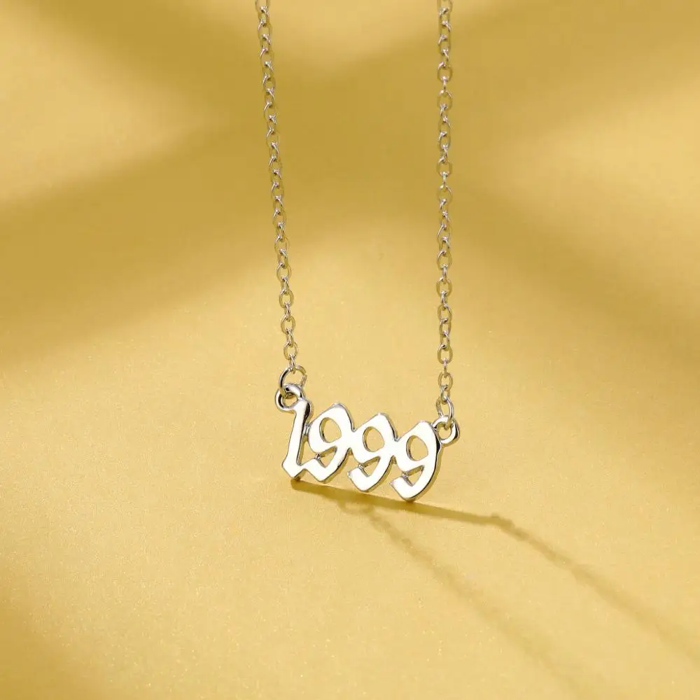 VG 6YM New Fashion 1991 To 2005 Number Date Of Birth Necklace Personalized Jewelry 2021 Year Number Necklaces For Women
VG 6YM New Fashion 1991 To 2005 Number Date Of Birth Necklace Personalized Jewelry 2021 Year Number Necklaces For Women