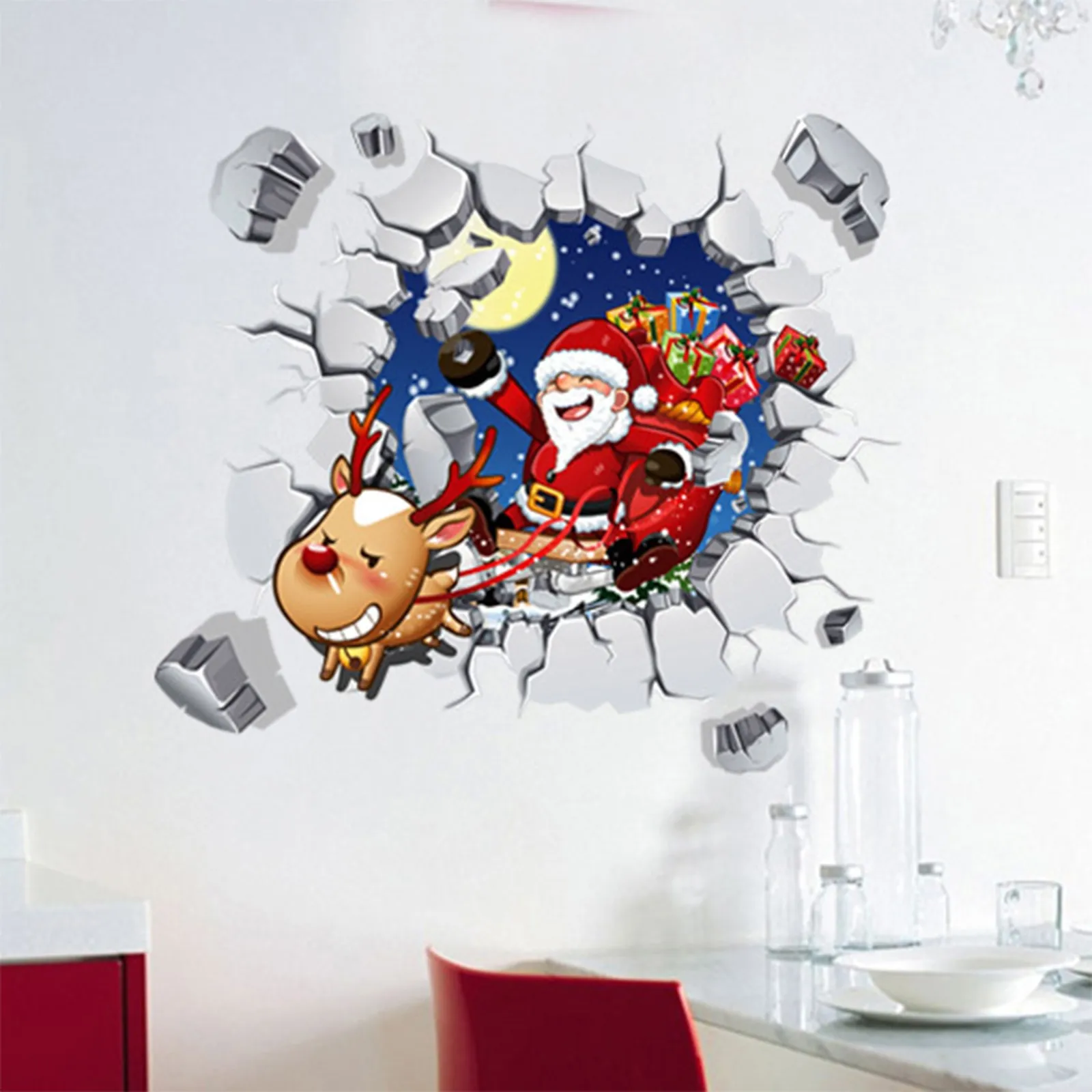 2021 Brand New Christmas Through The Wall Into The Room Santa Claus Wallpaper 45x60cm Shop Window Decoration Sticker Home Decor
2021 Brand New Christmas Through The Wall Into The Room Santa Claus Wallpaper 45x60cm Shop Window Decoration Sticker Home Decor
