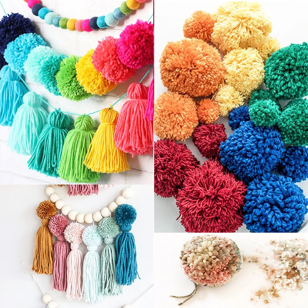 4 Sizes Pom-pom Maker Tool Set Fluff Ball Weave DIY Wool Yarn Knitting Tool with Scissors Thread Cutter Craft Supplies
4 Sizes Pom-pom Maker Tool Set Fluff Ball Weave DIY Wool Yarn Knitting Tool with Scissors Thread Cutter Craft Supplies