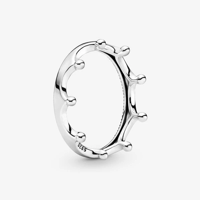 100% 925 Sterling Silver Rings for Women Polished Crown Ring Stackable Silver Jewelry Wedding Engagement Party Gift bague femme
100% 925 Sterling Silver Rings for Women Polished Crown Ring Stackable Silver Jewelry Wedding Engagement Party Gift bague femme