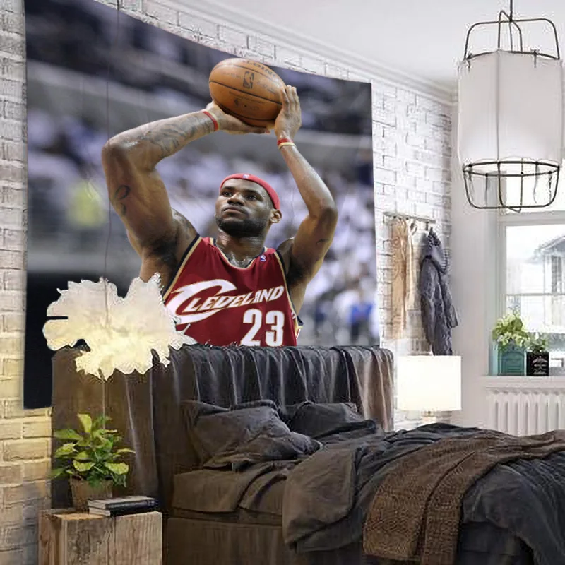 Basketball Star Tapestry Wall Hanging Cloth Bed Spread Beach Towel Table Cloth Yoga Mat House Decoration Living Room Decoration
Basketball Star Tapestry Wall Hanging Cloth Bed Spread Beach Towel Table Cloth Yoga Mat House Decoration Living Room Decoration