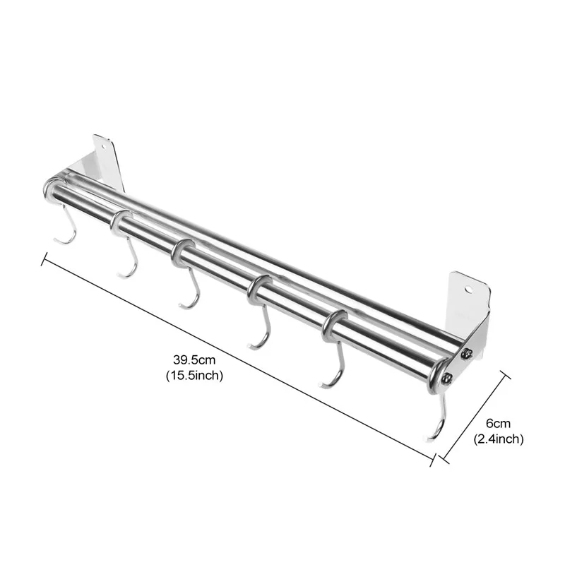 Saim Hooks Pot Pan Spoon Holder Stainless Steel Kitchen Hanging Rack Pot Pan Spoon Tools Kitchen Rack Wall Hanger Hook Spatula
Saim Hooks Pot Pan Spoon Holder Stainless Steel Kitchen Hanging Rack Pot Pan Spoon Tools Kitchen Rack Wall Hanger Hook Spatula