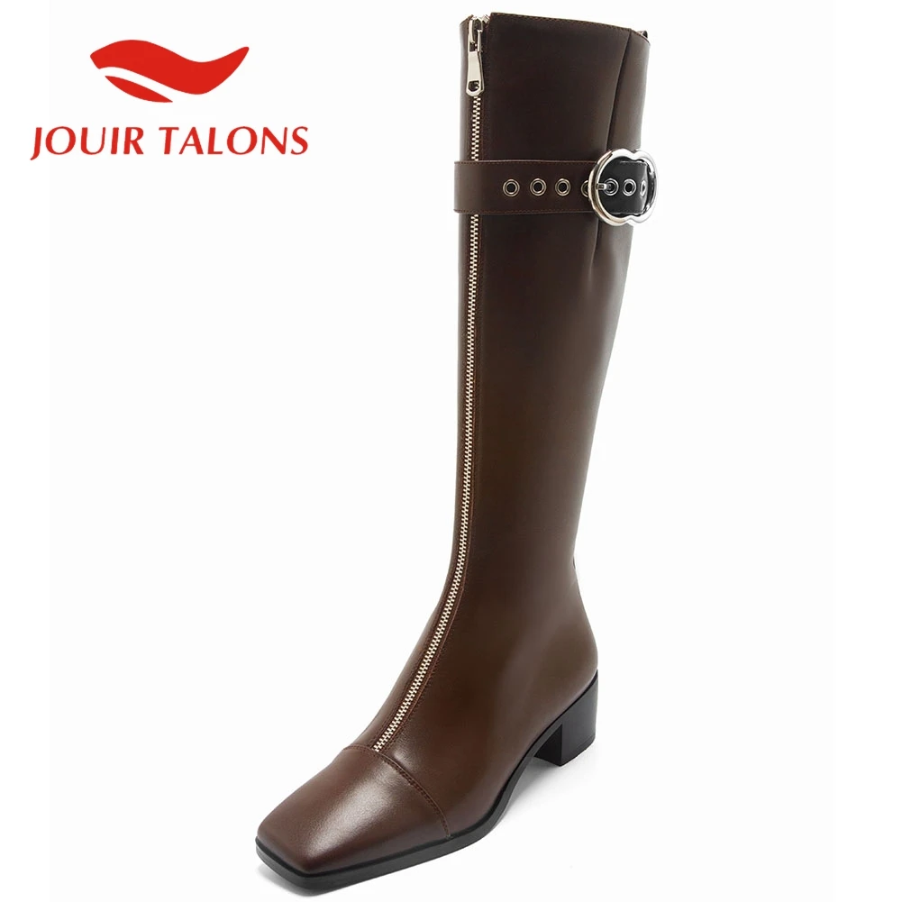 JOUIR TALONS Top Qaulity New Design On Sale Cow Leather Big Size 39 Square Toe Buckle Straps Zip Low Heels Solid Boots
JOUIR TALONS Top Qaulity New Design On Sale Cow Leather Big Size 39 Square Toe Buckle Straps Zip Low Heels Solid Boots