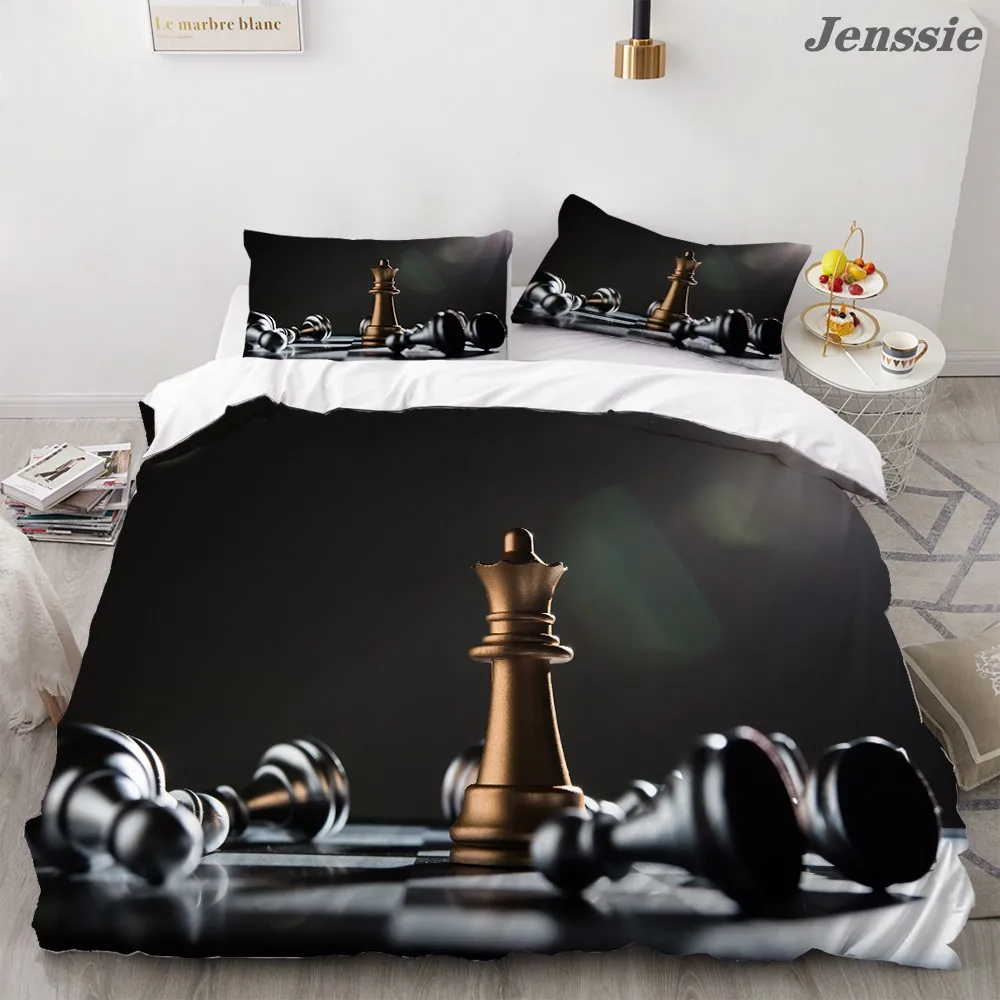 Black White Checkerboard 3D Printed Bedding Set Chess Quilt Cover Adult Duvet Cover 2/3 Piece Luxury Quilt Cover with Pillowcase
Black White Checkerboard 3D Printed Bedding Set Chess Quilt Cover Adult Duvet Cover 2/3 Piece Luxury Quilt Cover with Pillowcase