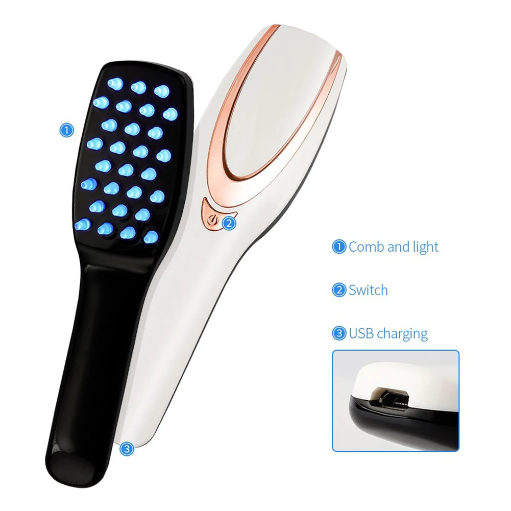 Red Blue Light Vibration Scalp Massager Brush Electric Hair Grow Treatment Comb Magnetic Therapy Pain Relief Tool
Red Blue Light Vibration Scalp Massager Brush Electric Hair Grow Treatment Comb Magnetic Therapy Pain Relief Tool