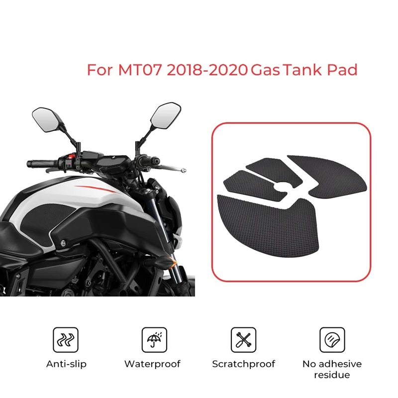 

Резиновые наклейки на бак мотоцикла, защита колена для Yamaha MT-07 FZ07 MT07 2018 2019 2020