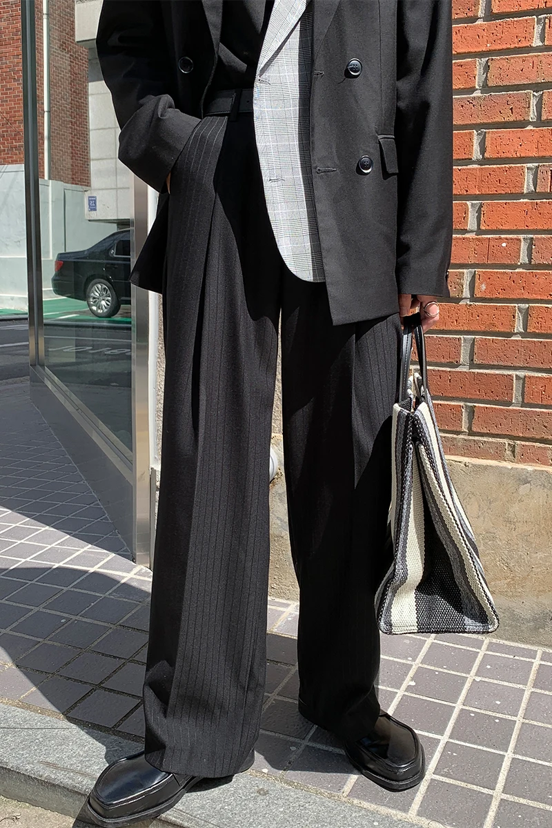 2019 Autumn And Winter New Korean Men's Youth Popular Loose Small Trousers Fashion Casual Striped Straight Pants Black S-XL
2019 Autumn And Winter New Korean Men's Youth Popular Loose Small Trousers Fashion Casual Striped Straight Pants Black S-XL