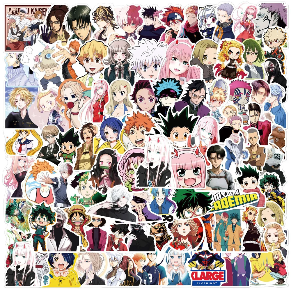 10/30/50PCS Cartoon Japanese Anime Mixed Sticker Graffiti/Volleyball Junior/Zero Two/Guitar Bike Skateboard Sticker Wholesale
10/30/50PCS Cartoon Japanese Anime Mixed Sticker Graffiti/Volleyball Junior/Zero Two/Guitar Bike Skateboard Sticker Wholesale