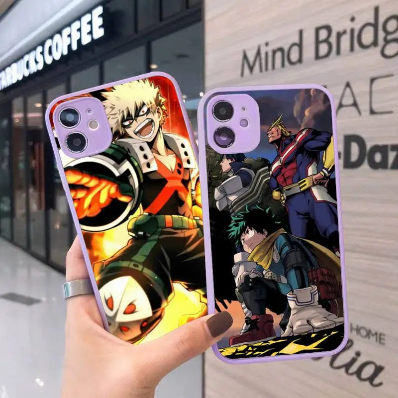 My hero academia Bakugou Katsuki Phone Case Matte Transparent for iPhone 7 8 11 12 s mini pro X XS XR MAX Plus Clear mobile bag
My hero academia Bakugou Katsuki Phone Case Matte Transparent for iPhone 7 8 11 12 s mini pro X XS XR MAX Plus Clear mobile bag