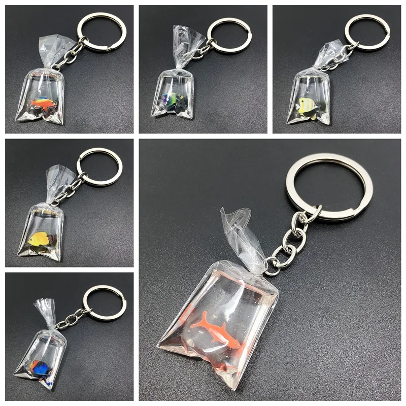 Tropical Fish Water Bag Transparent Resin Pendant Key Chain - Bag Key Chains Pendant Decorative Accessories Keyring
Tropical Fish Water Bag Transparent Resin Pendant Key Chain - Bag Key Chains Pendant Decorative Accessories Keyring