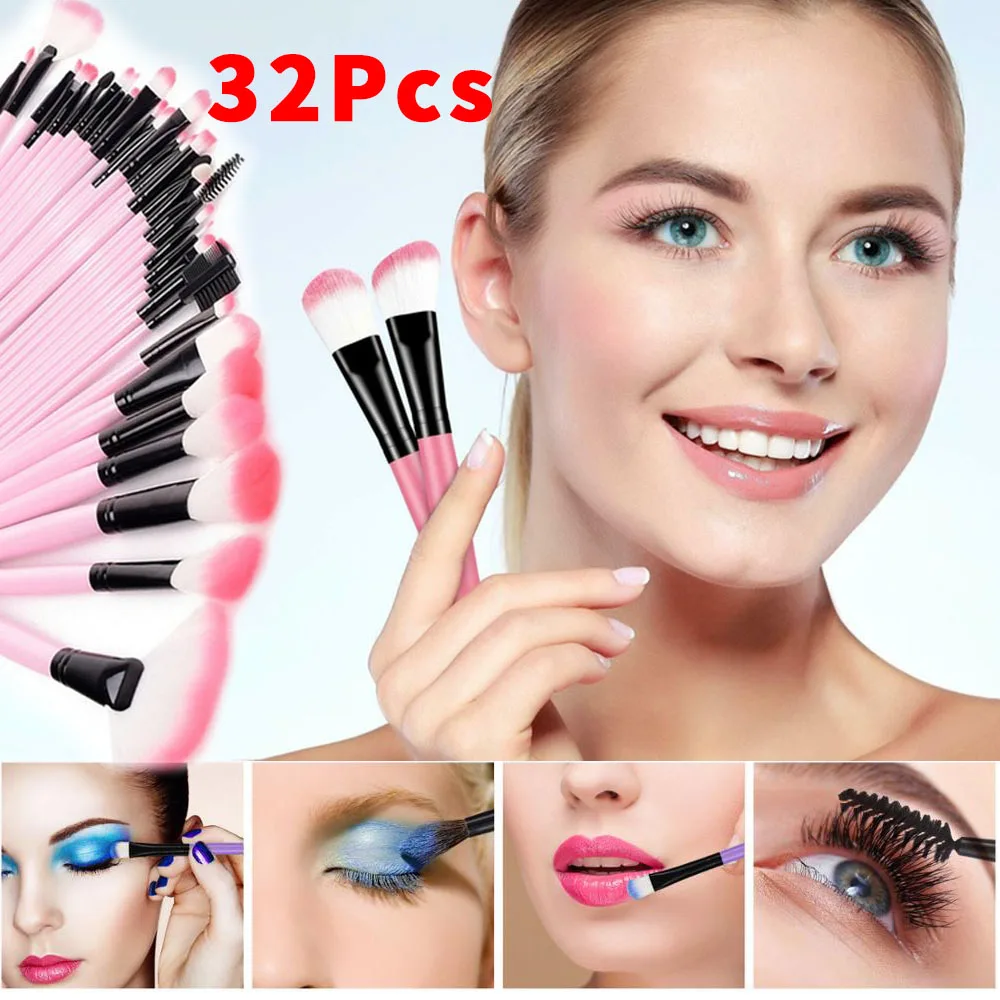 32pcs/set Professional Makeup Brushes Tool Eye Shadow Blush Blending Brush Kit Natural Brush Set Kit Makeup Tool For Women
32pcs/set Professional Makeup Brushes Tool Eye Shadow Blush Blending Brush Kit Natural Brush Set Kit Makeup Tool For Women