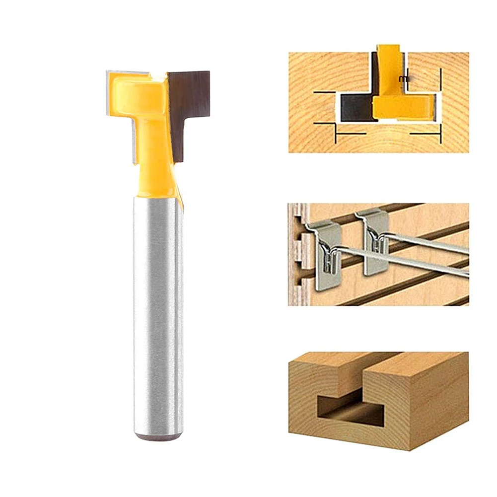 2PCS Milling Tool Woodworking Groove Router Bit T Shape Yellow 1/4 Shank Molding Adjustable Christmas for Home Wood Tool
2PCS Milling Tool Woodworking Groove Router Bit T Shape Yellow 1/4 Shank Molding Adjustable Christmas for Home Wood Tool