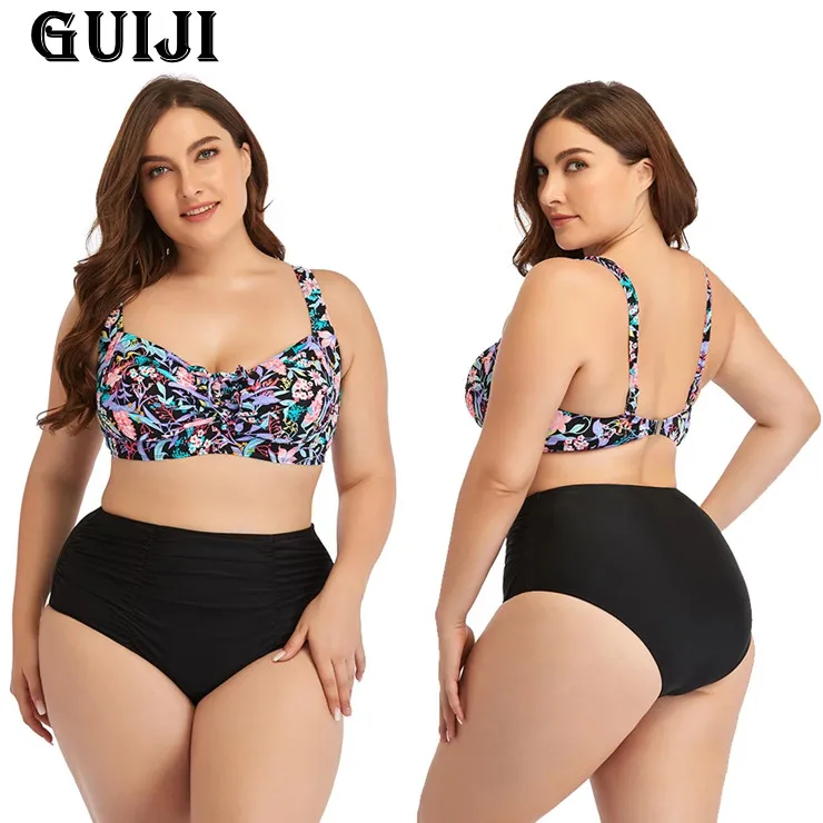 [Guiji】ready Stock 2021 комплект бикини женский купальник размера плюс купальник с высокой талией, комплект для плавания большого размера, пляжная о... 
[Guiji】ready Stock 2021 комплект бикини женский купальник размера плюс купальник с высокой талией, комплект для плавания большого размера, пляжная о...