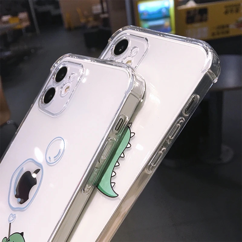 Cute Cartoon Animal Dinosaur Phone Case For iPhone 11 12 Pro Max XR XS Max X 7 8 Plus Soft TPU Clear Shockproof Back Cover Coque
Cute Cartoon Animal Dinosaur Phone Case For iPhone 11 12 Pro Max XR XS Max X 7 8 Plus Soft TPU Clear Shockproof Back Cover Coque