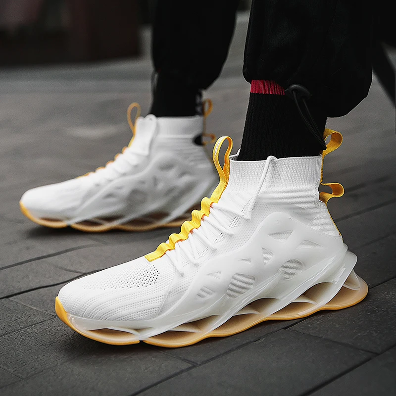 2021 Blade Warrior Breathable Running Shoes Men Bounce Outdoor Sport Shoes Professional Training Athletic Jogging Sneakers
2021 Blade Warrior Breathable Running Shoes Men Bounce Outdoor Sport Shoes Professional Training Athletic Jogging Sneakers