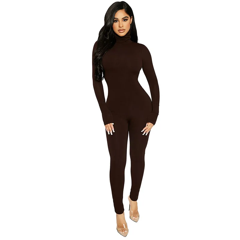 Sexy Women Solid Backless Rompers Hollow Out Long-sleeved Turtleneck Bodycon Sports Jumpsuit Bodysuits One Piece Club Outfit
Sexy Women Solid Backless Rompers Hollow Out Long-sleeved Turtleneck Bodycon Sports Jumpsuit Bodysuits One Piece Club Outfit