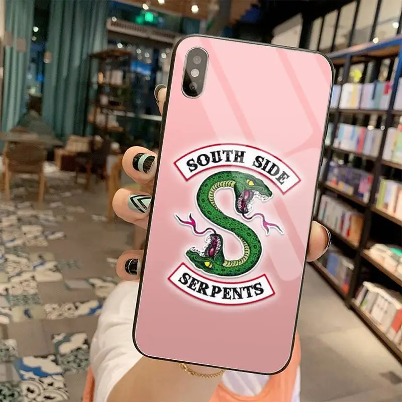 Riverdale South Side Serpents Snake Soft Phone Case Tempered Glass For iPhone 11 Pro XR XS MAX 8 X 7 6S 6 Plus SE 2020 case
Riverdale South Side Serpents Snake Soft Phone Case Tempered Glass For iPhone 11 Pro XR XS MAX 8 X 7 6S 6 Plus SE 2020 case