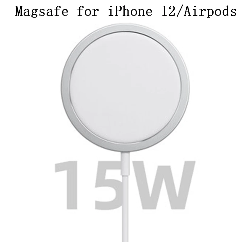 Магнитное Беспроводное зарядное устройство 15 Вт для iPhone 12 Pro Max Mini, быстрая зарядка Magsafe, быстрая зарядка PD, беспроводные зарядные устройства ...
Магнитное Беспроводное зарядное устройство 15 Вт для iPhone 12 Pro Max Mini, быстрая зарядка Magsafe, быстрая зарядка PD, беспроводные зарядные устройства ...