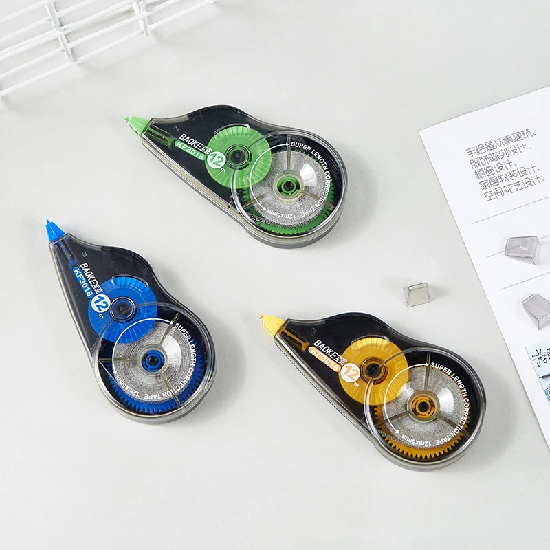 12 Baoke KF3018 Correction Tape for Junior High School Students, Correction Tape for Students, Multi-functional Cute Creativity 
12 Baoke KF3018 Correction Tape for Junior High School Students, Correction Tape for Students, Multi-functional Cute Creativity