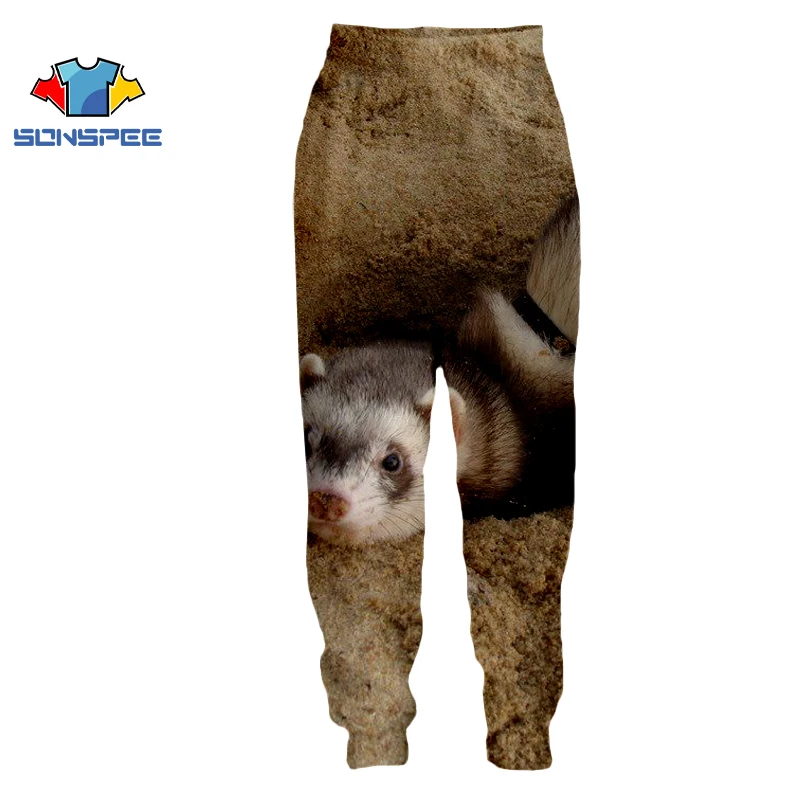 SONSPEE Men's Casual Fashion 3D Printing Animal Cute Ferret Wild Harajuku Sweatpants Hip-hop Ladies Pants Fun Clothing Favorite
SONSPEE Men's Casual Fashion 3D Printing Animal Cute Ferret Wild Harajuku Sweatpants Hip-hop Ladies Pants Fun Clothing Favorite