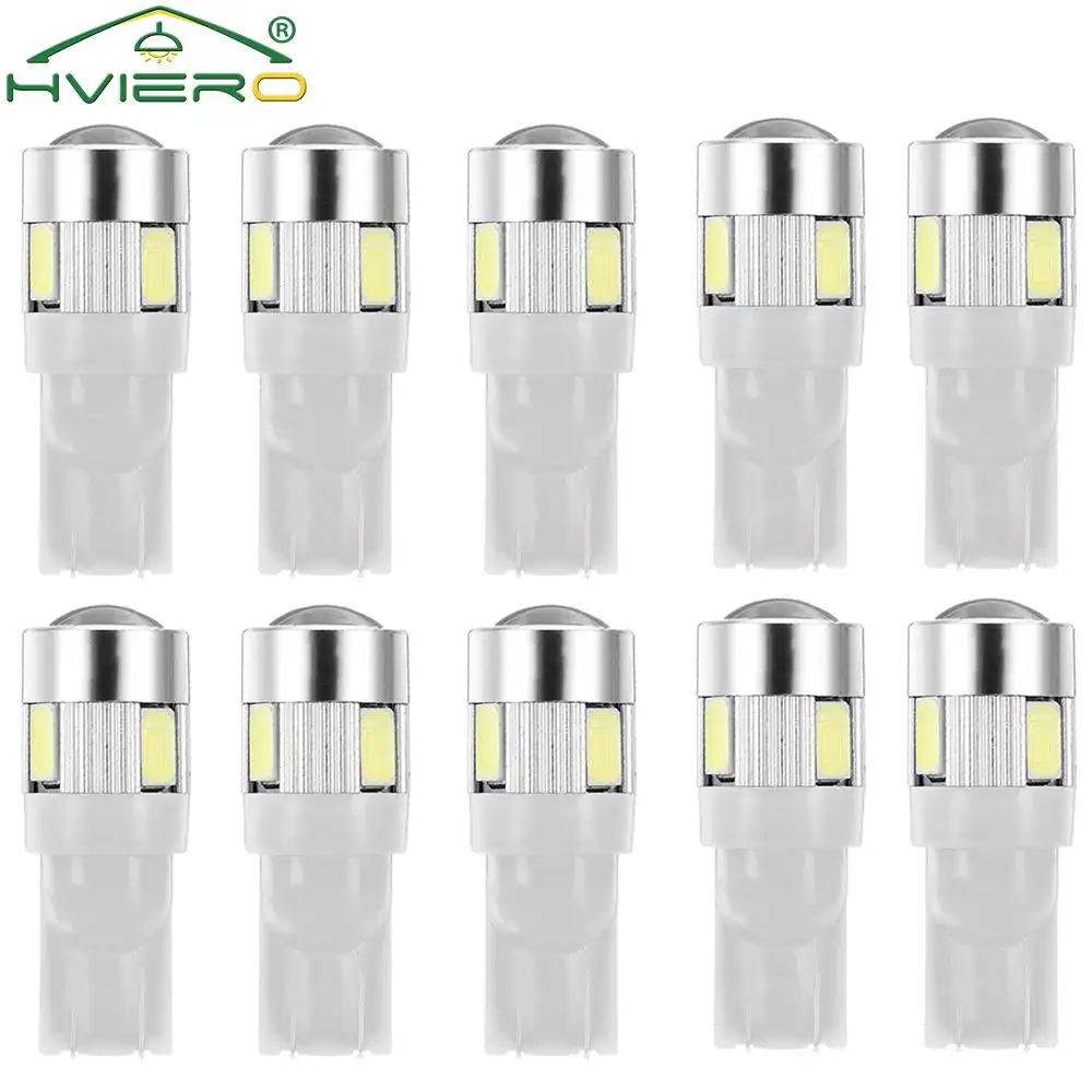 10X Xenon White blue red Green yellow 6SMD 5630 Lens Wedge Solid Backup Bulbs Side Marker Parking Tail Light Auto Led Cob light
10X Xenon White blue red Green yellow 6SMD 5630 Lens Wedge Solid Backup Bulbs Side Marker Parking Tail Light Auto Led Cob light