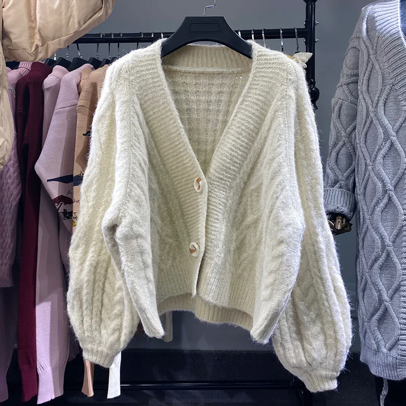 Новинка 2021, Женский вязаный свитер, корейский Кардиган на пуговицах, мягкая теплая Женская куртка на весну и осень 
Новинка 2021, Женский вязаный свитер, корейский Кардиган на пуговицах, мягкая теплая Женская куртка на весну и осень