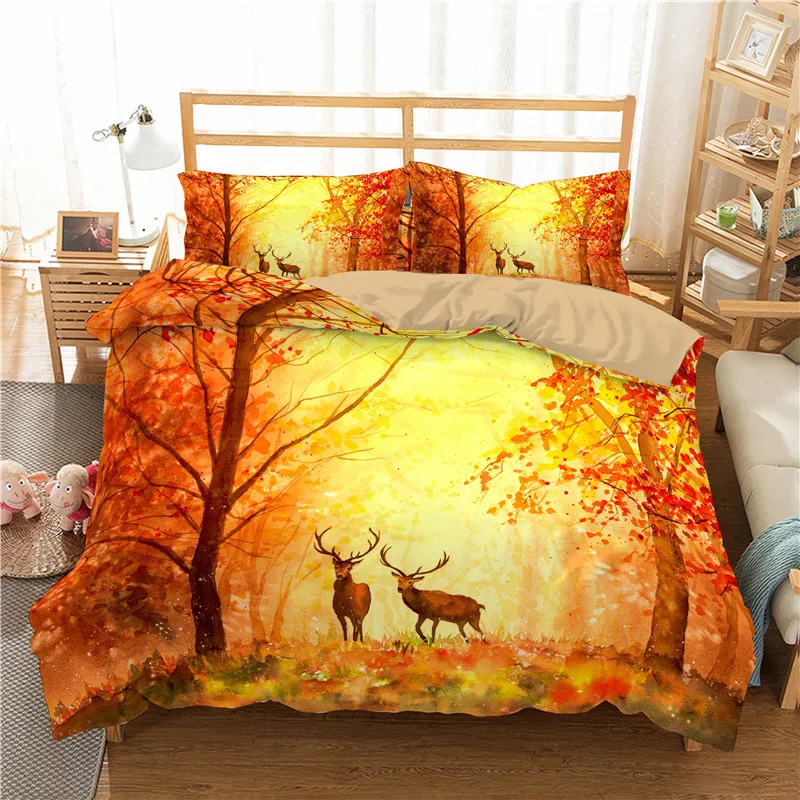 Boniu 3d Deer Pattern Bedclothes Bedding Set With Pillowcase Duvet Cover Animal Printing Bedspreads For Luxury Home Textiles
Boniu 3d Deer Pattern Bedclothes Bedding Set With Pillowcase Duvet Cover Animal Printing Bedspreads For Luxury Home Textiles