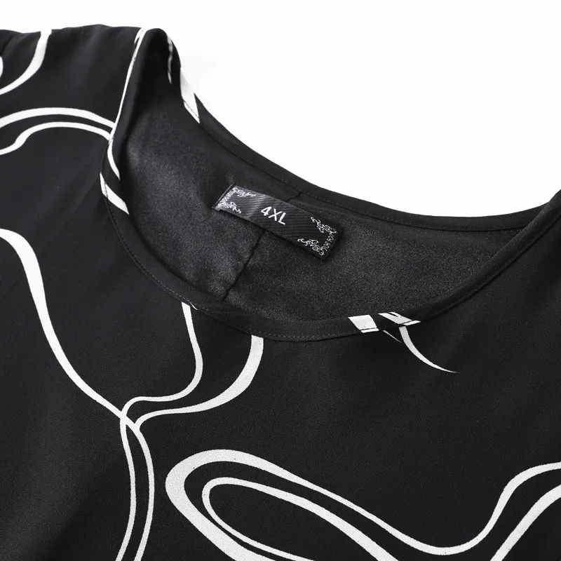 Plus Size 10XL 9XL 8XL 7XL 6XL4XL Women Short Sleeves Summer Tops Femme O-neck Print Chiffon T-shirts Slim Clothing for Mujers
Plus Size 10XL 9XL 8XL 7XL 6XL4XL Women Short Sleeves Summer Tops Femme O-neck Print Chiffon T-shirts Slim Clothing for Mujers