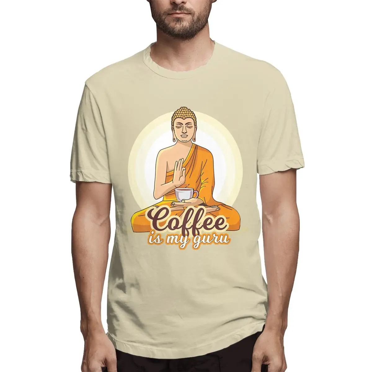 Coffee Is My Guru Men T Shirt Cool Tee Shirt Short Sleeve Crew Neck T-Shirts Pure Cotton 2021 New Arrival Clothing
Coffee Is My Guru Men T Shirt Cool Tee Shirt Short Sleeve Crew Neck T-Shirts Pure Cotton 2021 New Arrival Clothing