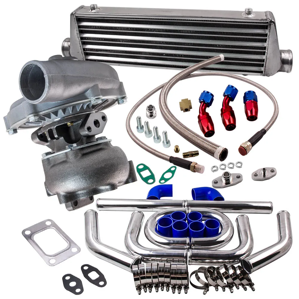 63 A/R STAGE III T04E T3 T4 TRIM TURBO Oil Line&Intercooler &Piping Pipe Kits 2.5 inch V-band 0.5 A/R 0.63 A/R Turbo Charger
63 A/R STAGE III T04E T3 T4 TRIM TURBO Oil Line&Intercooler &Piping Pipe Kits 2.5 inch V-band 0.5 A/R 0.63 A/R Turbo Charger
