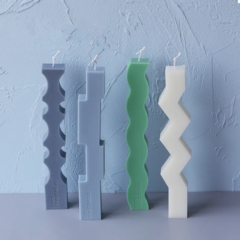 Speical Shaped Strip Candle Silicone Mould European Simple Candle Molds Christmas Home Decoration Diy Handmade Candle Moulds
Speical Shaped Strip Candle Silicone Mould European Simple Candle Molds Christmas Home Decoration Diy Handmade Candle Moulds