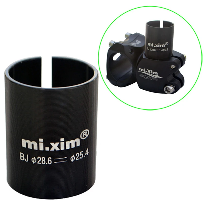 Bicycle Mountain Road Bike Handlebar Stem Aluminum Alloy Reducer Adapter 28.6 To 25.4mm MTB Bike Stems Cycling Parts
Bicycle Mountain Road Bike Handlebar Stem Aluminum Alloy Reducer Adapter 28.6 To 25.4mm MTB Bike Stems Cycling Parts