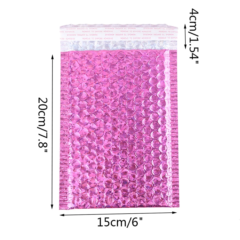 10Pcs/Set Rose Laser Poly bubble film Mailer Envelopes Padded Mailing Bag Self Sealing Usable Space
10Pcs/Set Rose Laser Poly bubble film Mailer Envelopes Padded Mailing Bag Self Sealing Usable Space