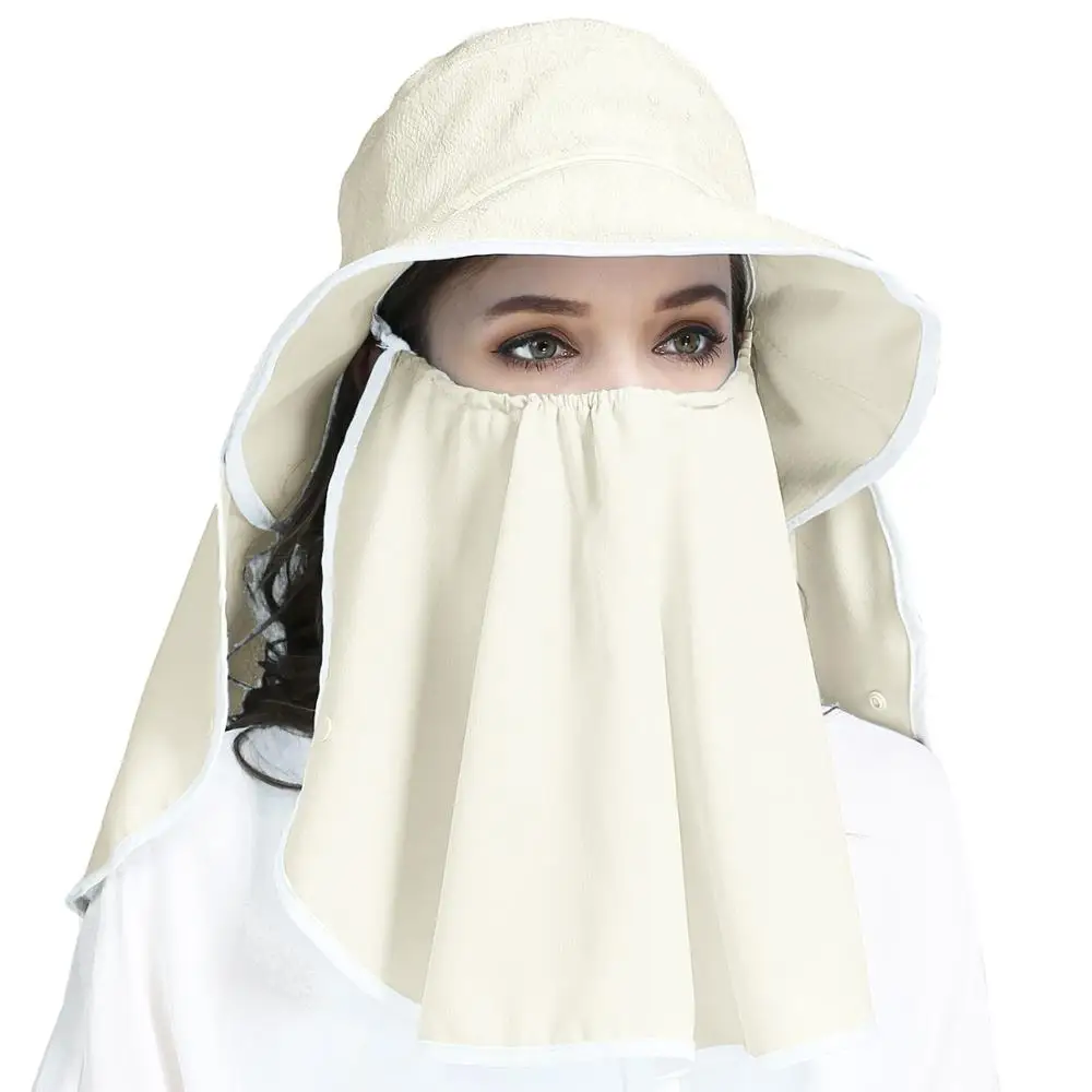 Outfly Multifunction Sunshade with Mask For Lady Beach Hat Anti-UV Soft Summer Foldable Cap Women‘s Light Yellow Bucket Hat
Outfly Multifunction Sunshade with Mask For Lady Beach Hat Anti-UV Soft Summer Foldable Cap Women‘s Light Yellow Bucket Hat