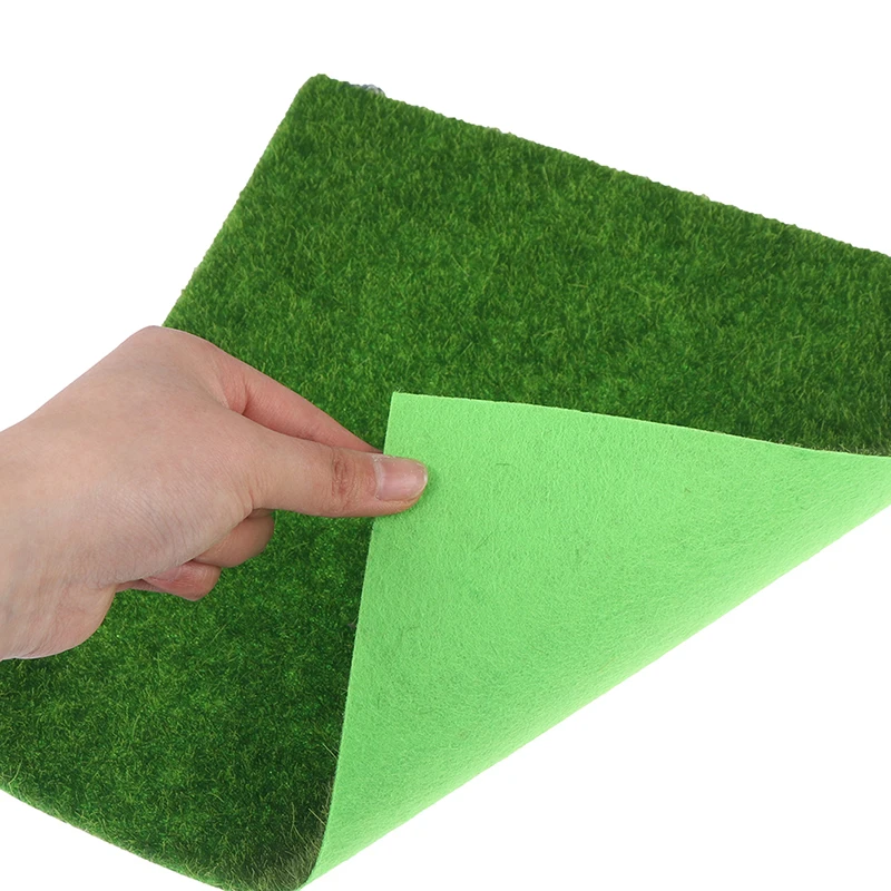 Simulation Non-woven Micro-landscape Artificial Grass Landscape Moss Aquarium Decor Garden Lawn