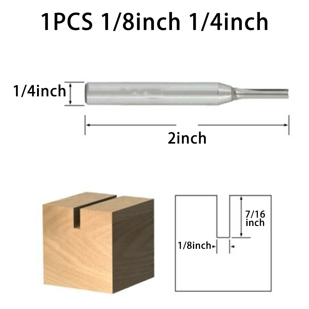 1/8" Diameter Carbide Insert Straight Router Bit - 1/4" Shank Milling Cutter New Durable And Practical Igh-quality Materials
1/8" Diameter Carbide Insert Straight Router Bit - 1/4" Shank Milling Cutter New Durable And Practical Igh-quality Materials