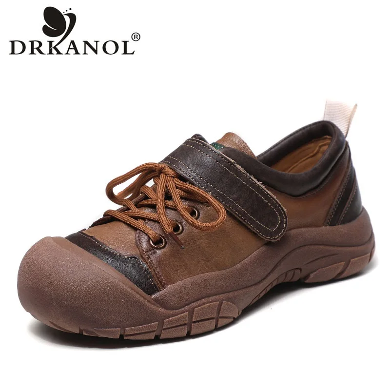 DRKANOL Women Genuine Cow Leather Flat Shoes Spring Mixed Colors Non-slip Rubber Sole Flat Platform Shoes Tourist Driving Shoes
DRKANOL Women Genuine Cow Leather Flat Shoes Spring Mixed Colors Non-slip Rubber Sole Flat Platform Shoes Tourist Driving Shoes