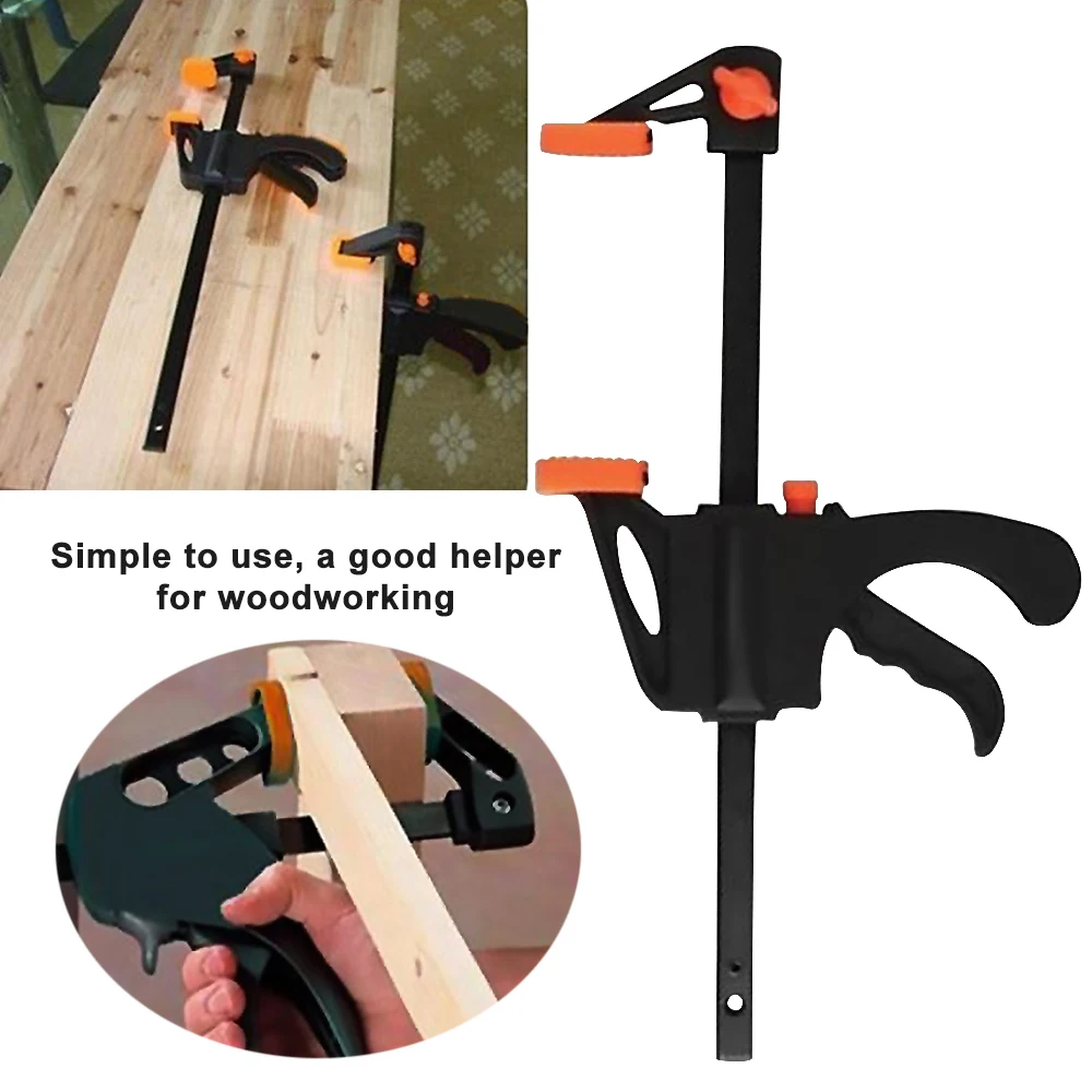4 inch 1pc Woodworking Bar F Clamp Clip Hard Grip Quick Ratchet Release DIY Carpentry Hand Vise Tool Quick Ratchet Release 2
4 inch 1pc Woodworking Bar F Clamp Clip Hard Grip Quick Ratchet Release DIY Carpentry Hand Vise Tool Quick Ratchet Release 2